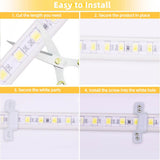 1 x RAW Customer Returns pcning 5M LED Strip 230V direct connection 6000K cold white strip, SMD 5730 120 leds m IP67 waterproof stripes tape cold white, 5  - RRP €40.88