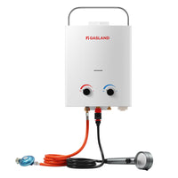 1 x RAW Customer Returns GASLAND 5L Gas Water Heater, AS132 Propane Water Heater 50mbar, LPG Water Heater for Motorhome Camping Shower Washing Horse - RRP €161.34