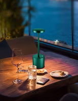 1 x RAW Customer Returns Seihoae 2pcs Wireless Table Lamp, 5000mAh Rechargeable Table Lamps, Dimmable, Warm LED, All Aluminum Alloy, for Buffet Restaurant Bedroom, 2 pcs Green - RRP €77.99