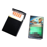 1 x RAW Customer Returns Boshiho Silicone Cigarette Case Cigarette Case Lid Lightweight Soft Cigarette Case Box Fashion Design Style Full Pack Protective Case Pack of 2 Black  - RRP €14.02