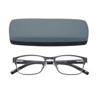 1 x RAW Customer Returns EYEGUARD Men s Rectangular Lightweight Metal Reading Glasses - RRP €19.15