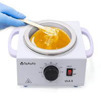 1 x RAW Customer Returns TOAUTO Wax Warmer Waxing Kit, Wax Pot Warmer with 300g Wax Beans, Professional Wax Machine for Home Hair Removal - RRP €60.49