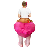 1 x RAW Customer Returns JASHKE Flamingo Costume Inflatable Costume Flamingo Inflatable Costumes Adults Flamingo Costume Adults - RRP €36.99