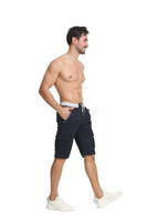 1 x RAW Customer Returns Tansozer Shorts Men Shorts Men Summer Leisure Chino Cotton with 6 Pockets Blue XL - RRP €33.26