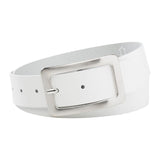 1 x RAW Customer Returns INVIDA women s belt JOYCE in WHITE with large clasp 4cm width 80cm waist width - RRP €20.11