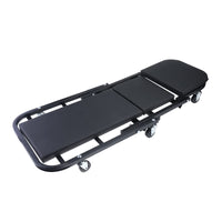 1 x RAW Customer Returns BOOMSTART 2in1 vehicle rolling board workshop stool up to 150kg workshop bed foldable 360 rotatable - RRP €50.35