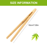 11 x Brand New Bamboo tongs for bread, toast tongs bamboo, wooden bamboo tongs, 6 PC 18cm wooden toast tongs, bamboo tongs, bamboo grill tongs, bamboo kitchen tongs reusable, wooden tongs kitchen, for toast, salad, tea - RRP €224.4