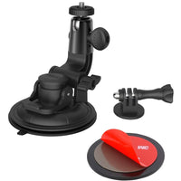 1 x RAW Customer Returns EXSHOW Camera Car Suction Cup Mount for GoPro, Suction Cup Mount with 1 4-20 Thread for Car Windshield, Camera Car Mount for GoPro Hero Session 9 8 7 6 5 4 3 3 SJCAM Canon YICAM DSLR etc - RRP €21.01