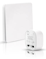 1 x RAW Customer Returns Wireless switch set without battery NETONDA wireless light switch with receiver Battery-free wireless wall switch, no wiring required, indoor 50M range, wireless switch for lamp - RRP €19.15