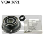 1 x RAW Customer Returns SKF wheel bearing kit rear wheel bearing set VKBA 3691 For 147 156 GT - RRP €51.74