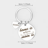 1 x Brand New Hightopup Mother s Day gift keychain mom gift ladies stainless steel with rainbow pendant Mother s Day birthday gifts for mom Mother s Day gift Thanksgiving Christmas - RRP €27.6