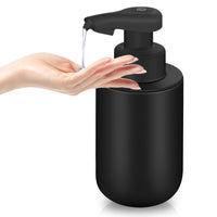 1 x RAW Customer Returns Automatic Soap Dispenser, Ceramic Automatic Liquid Soap Dispenser, IPX5 Waterproof Electric Soap Dispenser with Matte Glaze Process for Kitchen, Bathroom, Hotel - RRP €29.99