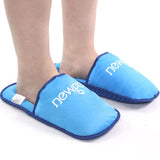 1 x RAW Customer Returns NEWGO Gel Cooling Socks 1 Pair, Chemotherapy Cooling Shoes, Heat and Cold Therapy Cooling Pad Ice Socks for Chemotherapy, Rheumatism, Gout, Foot Pain and Sprains, One Size Unisex Blue  - RRP €22.18