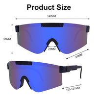 16 x Brand New AMFUN Polarized Sunglasses, Sports Glasses Cycling Glasses, Bicycle Sunglasses, Fast Glasses, UV 400 Protection Windproof Cycling Glasses, with 2 Replacement Temples for Cycling, Driving, Fishing, Golf - RRP €207.84