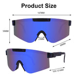 16 x Brand New AMFUN Polarized Sunglasses, Sports Glasses Cycling Glasses, Bicycle Sunglasses, Fast Glasses, UV 400 Protection Windproof Cycling Glasses, with 2 Replacement Temples for Cycling, Driving, Fishing, Golf - RRP €207.84