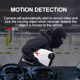 1 x RAW Customer Returns Dashcam car camera car front and rear recorder Full HD video - car surveillance camera - wide angle panorama motion detection G-sensor night vision microphone dash cam car - RRP €35.28