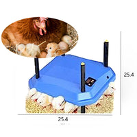 1 x RAW Customer Returns Chick warming plate, chick heating plate, chick warming plate Comfort, 25 x 25 cm I 220V I Warming plate with adjustable height and angle, with temperature controller for all types of poultry such as chickens,  - RRP €43.49