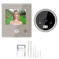 1 x RAW Customer Returns Video door intercom doorbell, video doorbell, 3 inch night vision video doorbell access system door camera with 105 wide angle for home office apartment - RRP €42.99