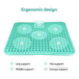 1 x RAW Customer Returns Enlarged version of breathable gel seat cushion, cooling and heat dissipation, sedentary decompression, care for the buttocks, durable and not deformed, suitable for office, car, home use - RRP €36.99