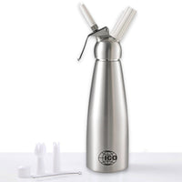 1 x RAW Customer Returns ICO Professional Aluminum Cream Dispenser for Homemade Whipped Cream, Cream Dispenser for Use with n20 Cream Chargers Not Included 1L B00YEC3F98 - RRP €37.99