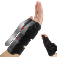 1 x Brand New TOOSOAR Wrist Support, Wrist Splint with Metal Splint Stabilizer, Elastic Wrist Brace Relief for Carpal Tunnel, Tendinitis, Arthritis, Pain, Right Hand - RRP €26.4