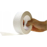 1 x RAW Customer Returns Generic seam cover tape, edge protection, corner rail for drywall, plasterboard, joint tape, sealing tape, SIME Tapes Q, 25 m 50 mm - RRP €16.92