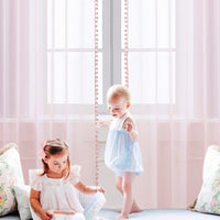 1 x RAW Customer Returns MIULEE Curtain with pom-poms-Pretty pink curtains for children s rooms for girls, 2 pieces of transparent curtains with pom-poms for girls rooms, transparent curtain with pom-poms, each H 260 x W 140 cm - RRP €32.76