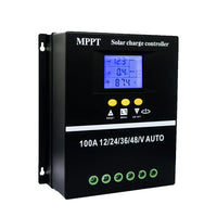 1 x RAW Customer Returns Y H 80A MPPT Solar Charge Controller 12V 24V 36V 48V LCD Display Battery Intelligent Regulator Max 100V Input Dual USB for Lead-Acid Lithium - RRP €44.1