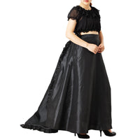 1 x Brand New COSDREAMER Women s High Dress Victorian Petticoat Gothic Steampunk Ruffle Basel Skirt, Black, 36 - RRP €29.56