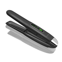 1 x RAW Customer Returns SUNMAY Voga Cordless Hair Straightener and Curler 2 in 1, Rechargeable Portable USB Straightener, Cordless Mini Travel Straightener with 3 Adjustable Temperatures, 4800mA Battery Black  - RRP €55.99