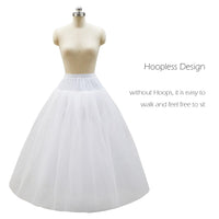 1 x RAW Customer Returns Aprildress Women s Petticoat Without Hoops White Petticoat Tulle Crinoline Skirt for Wedding Dresses IT-PPT026 - RRP €26.94