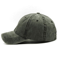 1 x RAW Customer Returns Wennmole Unisex Adult Baseball Hat Washed Cotton Adjustable Baseball Cap Hats Summer Sun Hat Army Green  - RRP €24.0