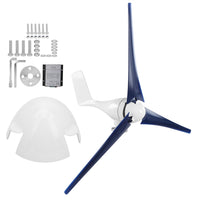 1 x RAW Customer Returns 1200W Small Wind Turbine Generator Kit with 3 Blades for Marine and Home Use Blue, 24V  - RRP €191.46