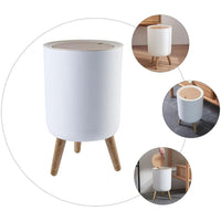 2 x Brand New Cabilock Trash can 1Pc -Lid Room Supplies Bathroom Tall Living Kitchens Press Kitchen Bathroom Can Garbage Container High-footed Narrow for Press Offices Trash can - RRP €104.68