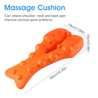 6 x Brand New CLIUNT Relieflylab Trapezius Stretcher,Trapezius Trigger Point Massager,Upper Back Massage Point,Align Neck Pillow,for Neck and Shoulder Relaxation,Orange - RRP €151.2