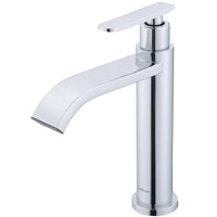 1 x RAW Customer Returns AiHom waterfall cold water tap cold water cold water tap guest toilet cold water tap bathroom tap washbasin tap for small bathroom sink - RRP €29.88