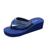 1 x RAW Customer Returns JOMIX mules lightweight women s toe separators summer flip flops ladies Valentine s Day slippers leisure bathing shoes 02 Marine, 37 EU, SD2566  - RRP €25.95