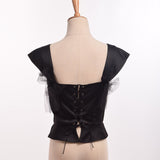 1 x Brand New FAD-4U Renaissance Corset Medieval Vest Women s Bustier Black, M  - RRP €14.18