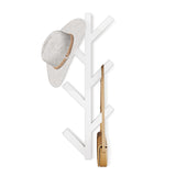 1 x RAW Customer Returns LOFTPLUS Coat Hooks for Entryway - 41cm Modern Design Wall Mounted Coat Rack with 6 Hooks, Wall Mounted Coat Rack for Jackets, Coats, Hats, Scarves and Bags White  - RRP €26.64