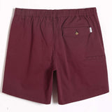 3 x Brand New MaaMgic Shorts for Men Slim Fit Bermuda Casual Shorts Classic Chinos in Canvas Comfortable 7 ,Red,Size 34 - RRP €77.97