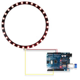 4 x RAW Customer Returns Treedix 109 LED 7 Rings 5050 RGB LED Ring Lamp Light 109 Pixel LED Matrix Addressable Full Dream Color DC 5V for Arduino and Raspberry Pi - RRP €86.24