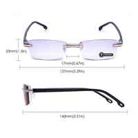 1 x Brand New TERAISE 2 PCS Anti Blue Light Computer Glasses Readers Quality Fashion Men Reading Glasses 3.5X  - RRP €36.0