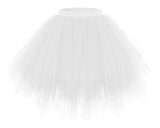 1 x RAW Customer Returns DRESSTELLS Carnival Women s Costume Tulle Skirt Tutu Mini Skirt Dance Dress 50s Tutu Skirt Petticoat Underskirt for Carnival Party Costume Cosplay White XL - RRP €18.29