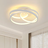 1 x RAW Customer Returns Goeco Ceiling Light Modern, 40W 4500LM LED Ceiling Light, White Creative 3-Ring Design Ceiling Lamps, 3000K Warm Light Acrylic Ceiling Lighting LED for Bedroom, Kitchen, Living Room, Dining Room, Hallway - RRP €38.3