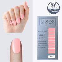 1 x RAW Customer Returns Original Clara Cosmetics stick-on nail polish, 25 self-adhesive nail foils, test winner 2022 in Austria among 6 nail polish foils, up to 4 uses per nail wrap pack, all trendy colors - RRP €14.36