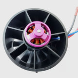 1 x RAW Customer Returns DIAMONDDYNAMICS DD 70mm EDF 11 Blades Ducted Fan with 3400KV RC Brushless Motor Balance Tested for EDF 4S RC Jet Airplane - RRP €48.41