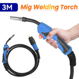 1 x RAW Customer Returns MIG Welding Torch Gun MB-15AK 4 Meter Euro EU Connector Gas Gun Conversion Binzel Type for MIG MAG Welder - RRP €21.6