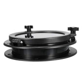 1 x RAW Customer Returns SparY Porthole 21cm Durable Round Window Easy Install Accessories Hatch Pre-Drilled ABS Car Black Universal Opening - RRP €39.31