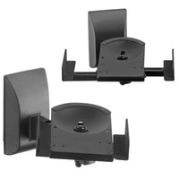 2 x RAW Customer Returns suptek Dual Side Clamping Bookshelf Speaker Mount Wall Mount for Large Ambient Speakers, Hold up to 30kg SPM201XL - RRP €72.76