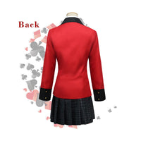 1 x RAW Customer Returns Formemory Yumeko Jabami Cosplay Costume Jabami Yumeko Cosplay Outfit Uniform Set 6 Pieces Yomozuki Runa Cosplay Anime School Uniform Halloween Manga Coat Jabami Yumeko, L  - RRP €33.26